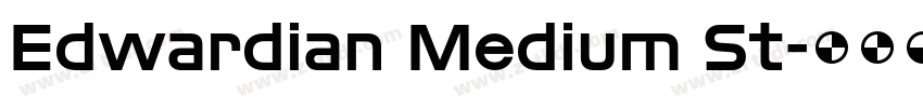 Edwardian Medium St字体转换
